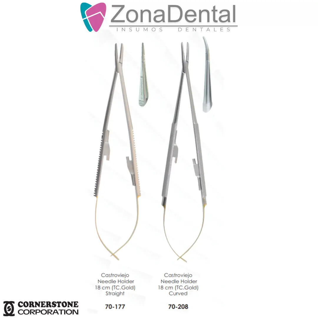 CASTROVIEJO NEEDLE HOLDERS 18 cm CORNERSTONE
