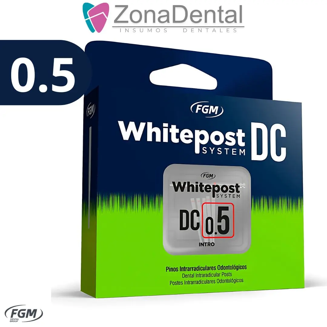 WHITEPOST DC POSTE DE FIBRA DE VIDRIO 5un FGM (0.5)