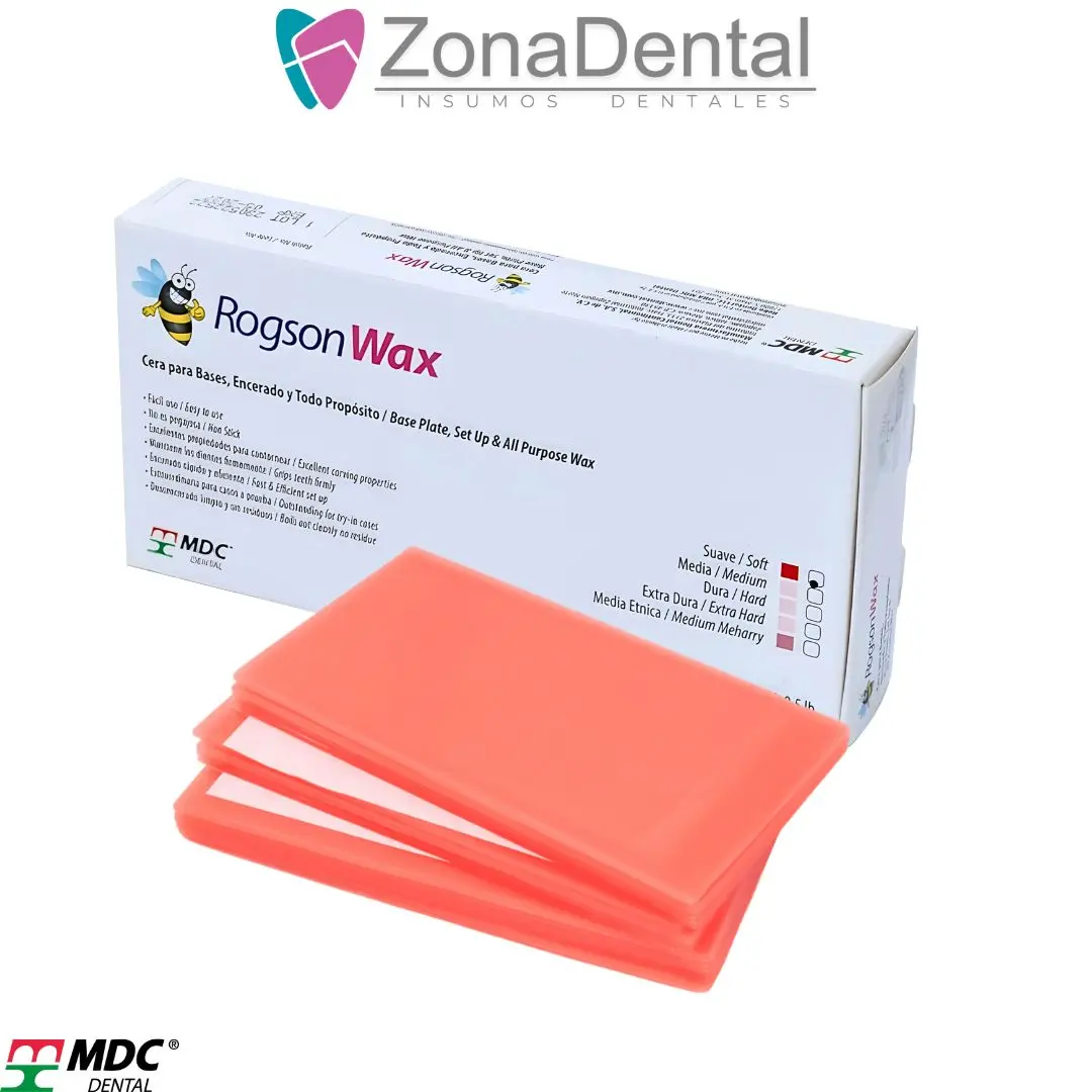 CERA ROGSONWAX PARA BASE, ENCERADO Y TODO PROPÓSITO 227G COLOR ROSA MEDIA MDC