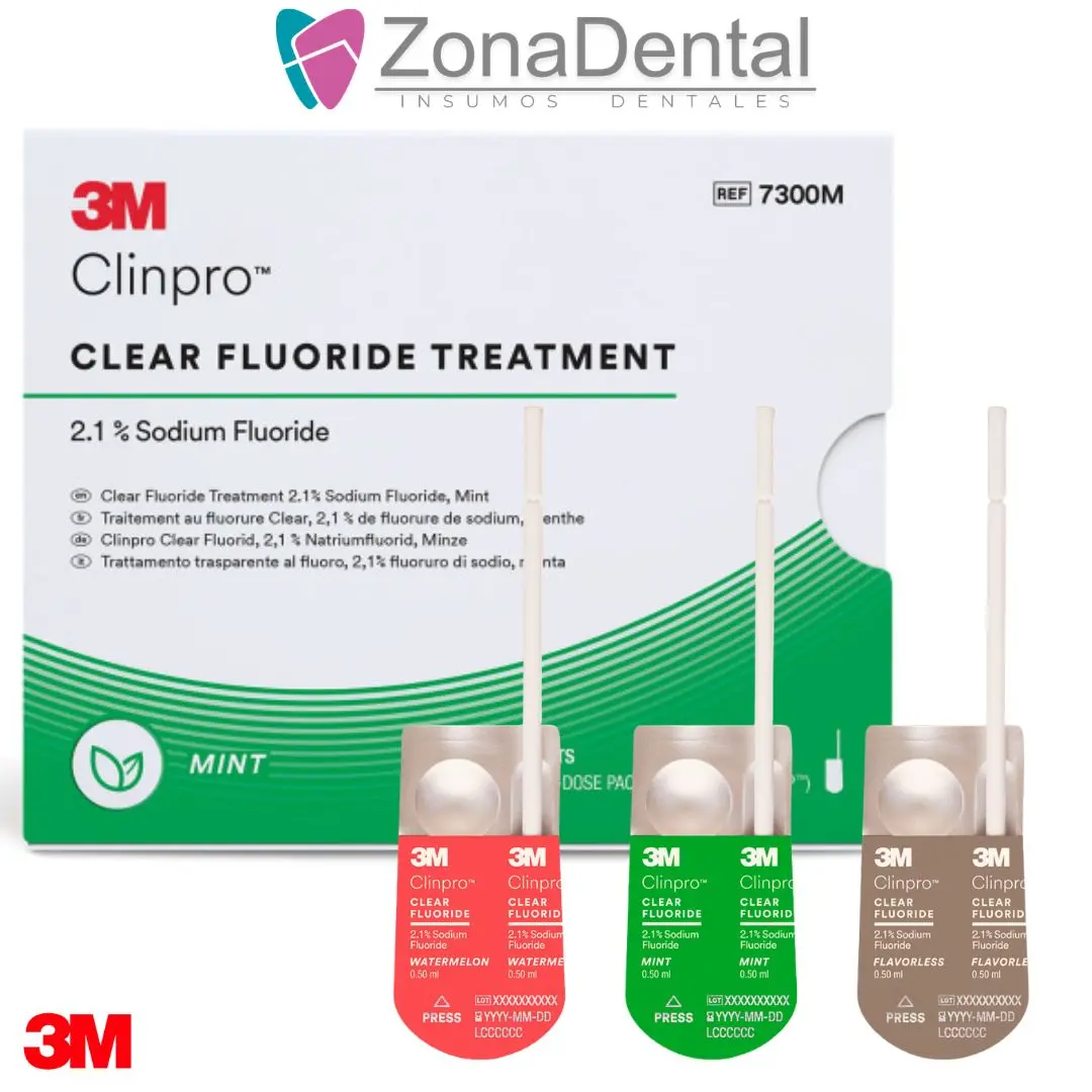 CLINPRO CLEAR TRATAMIENTO CON FLORURO 0.5ml 3M (MENTA)