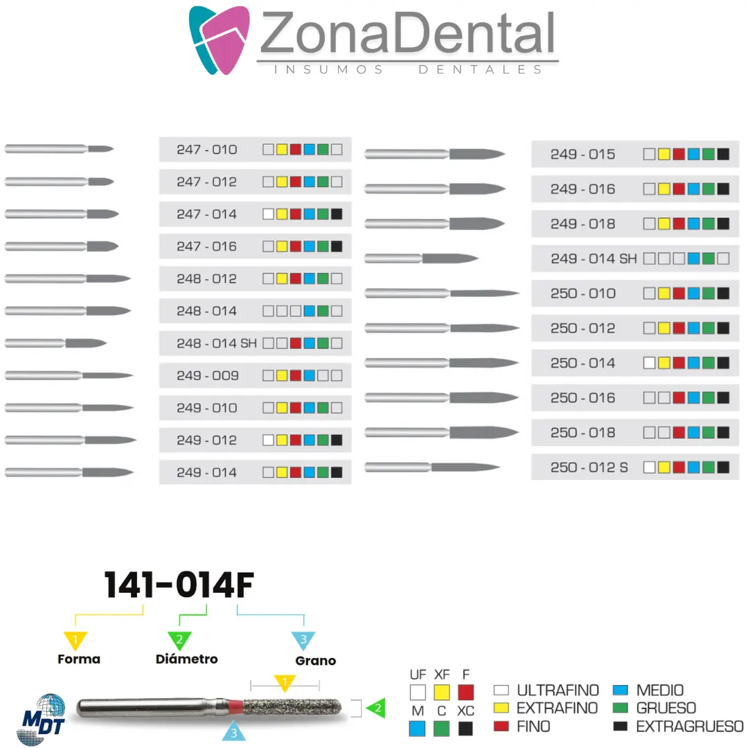 FRESA DE DIAMANTE BALA MDT