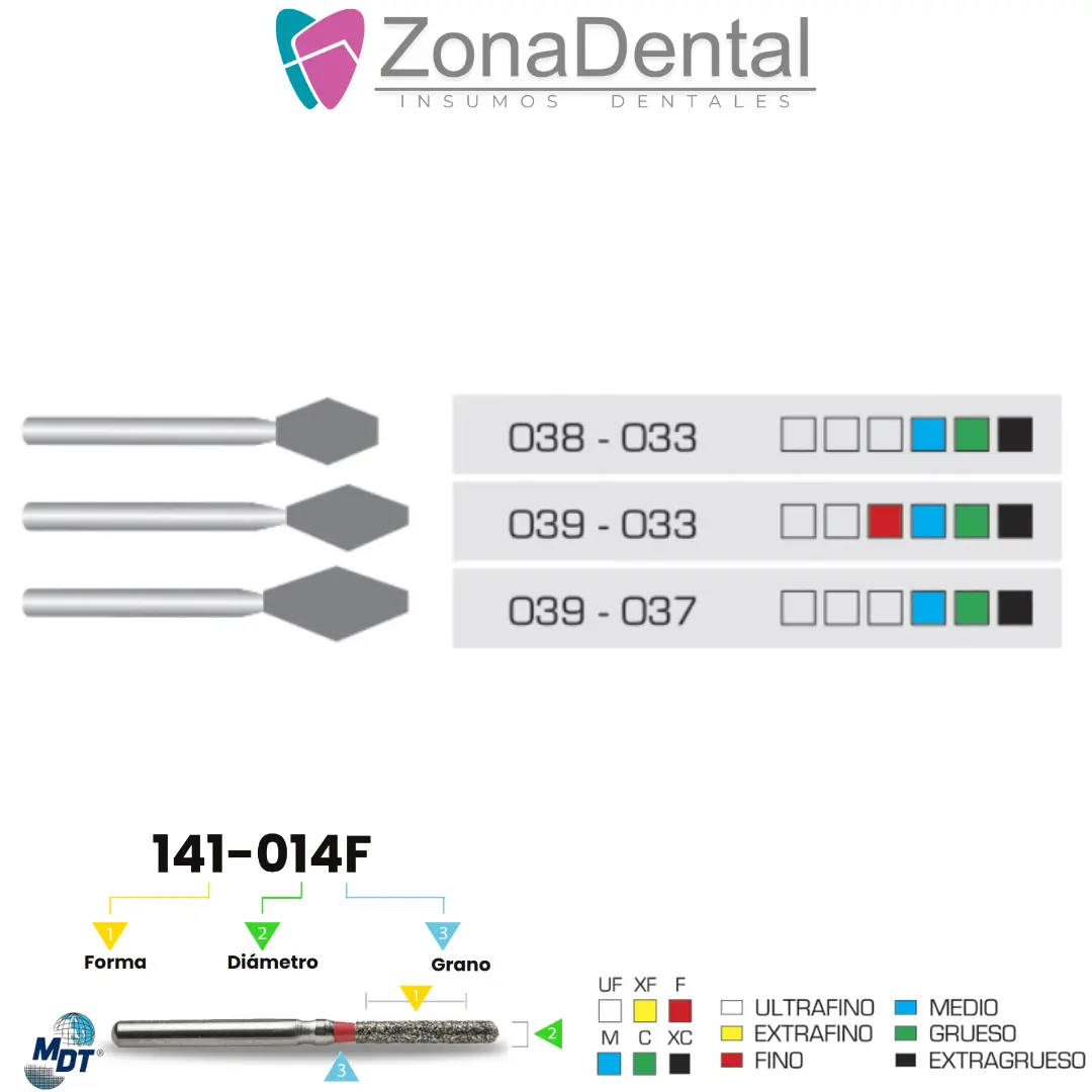 FRESA DE DIAMANTE BARRIL MDT