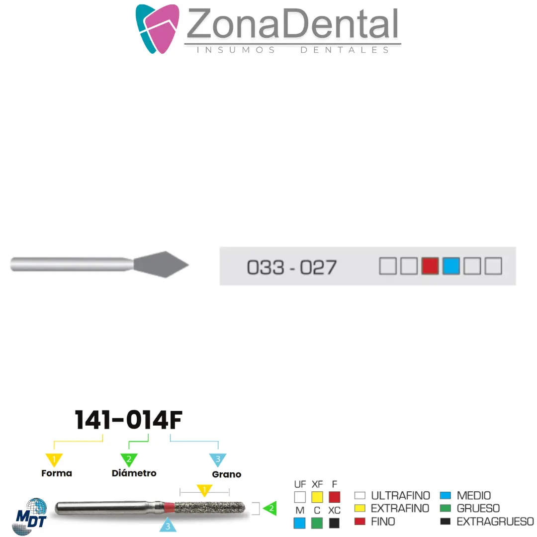 FRESA DE DIAMANTE POINTED BUD MDT
