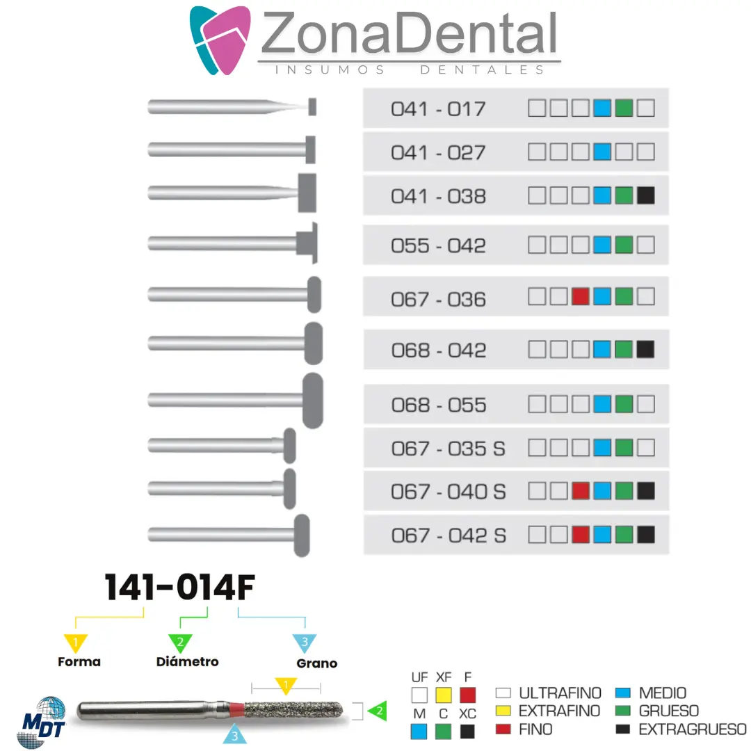 FRESA DE DIAMANTE RUEDA MDT