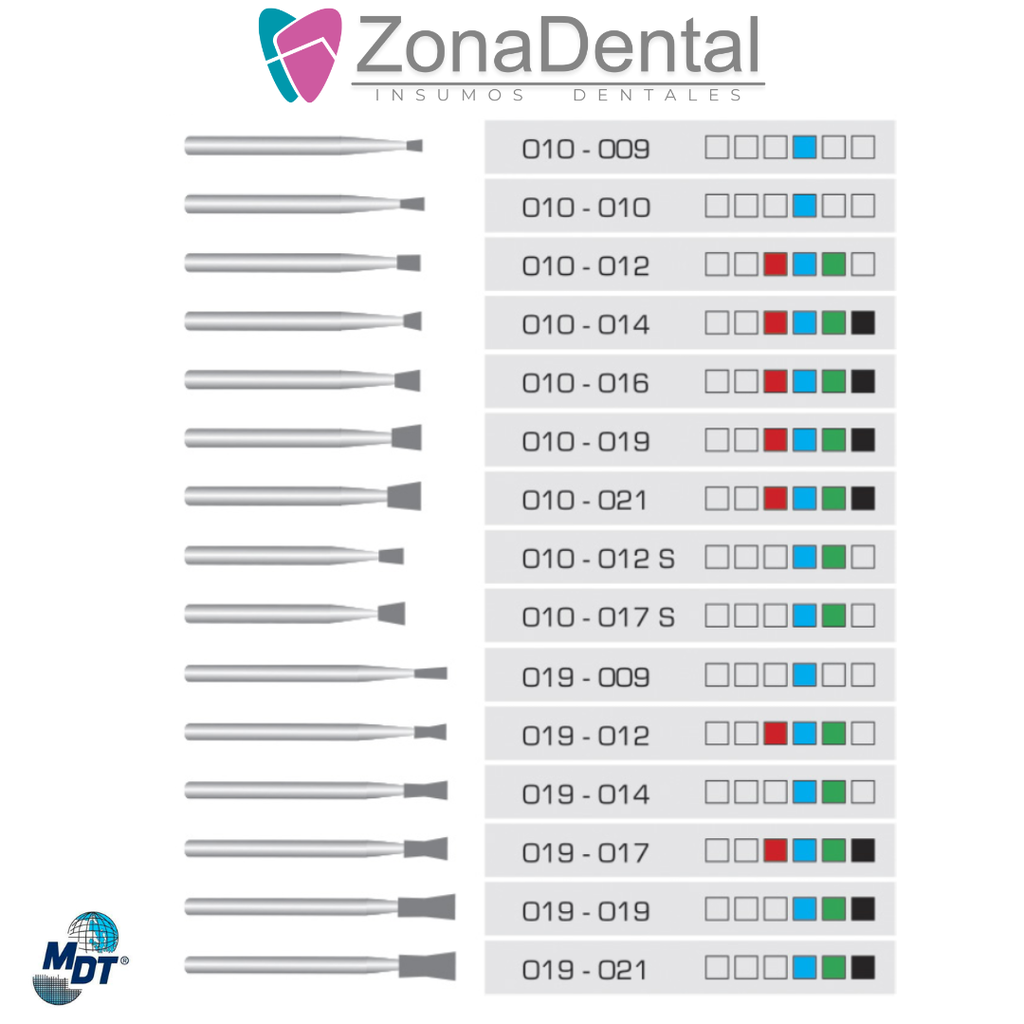 FRESA DIAMANTE CONO INVERTIDO MDT