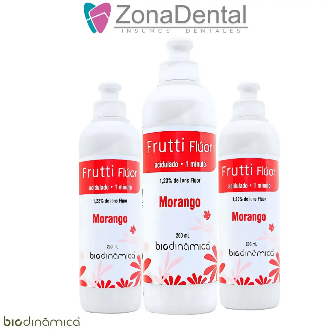FRUTTI FLUOR GEL ACIDULADO TUTTI FRUTI 200ml. BIODINAMICA
