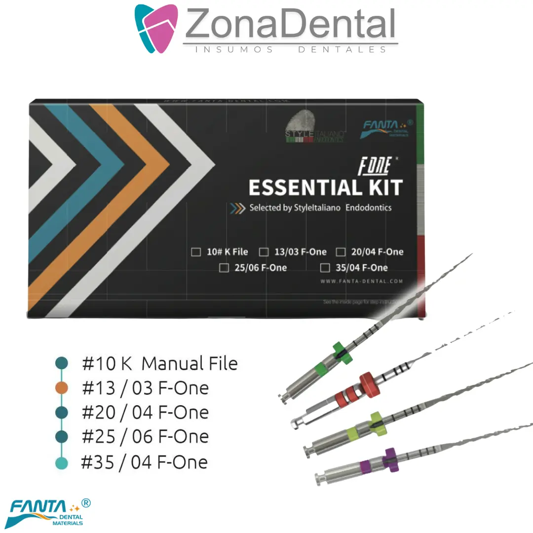 KIT LIMAS ESENCIAL F-ONE Style Italiano (Rotación) 5un FANTA