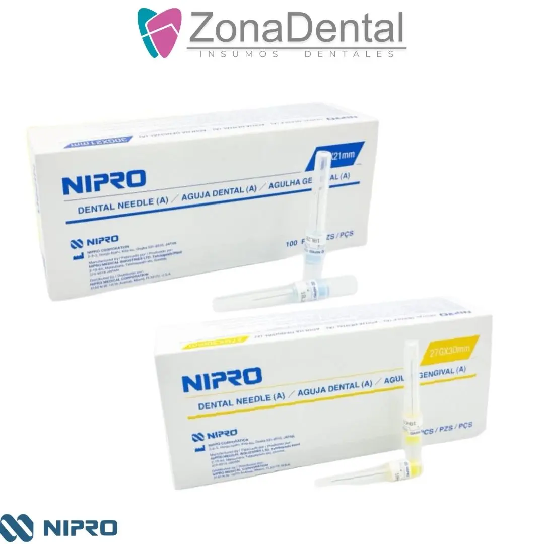 AGUJA DENTALES 100un NIPRO
