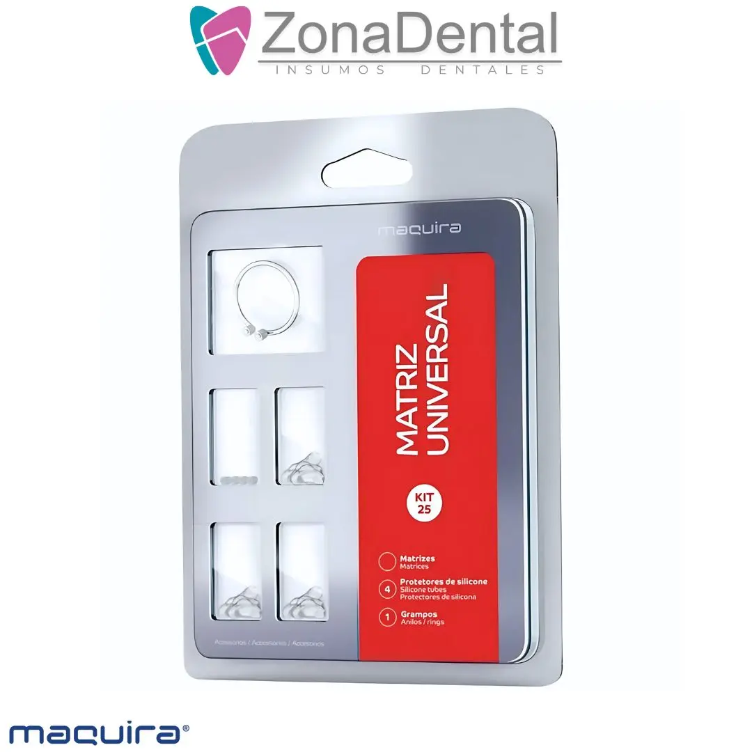 MINI KIT MATRIZ UNIVERSAL 25 MATRICES, 1 ARO, 4 PROTECTORES MAQUIRA