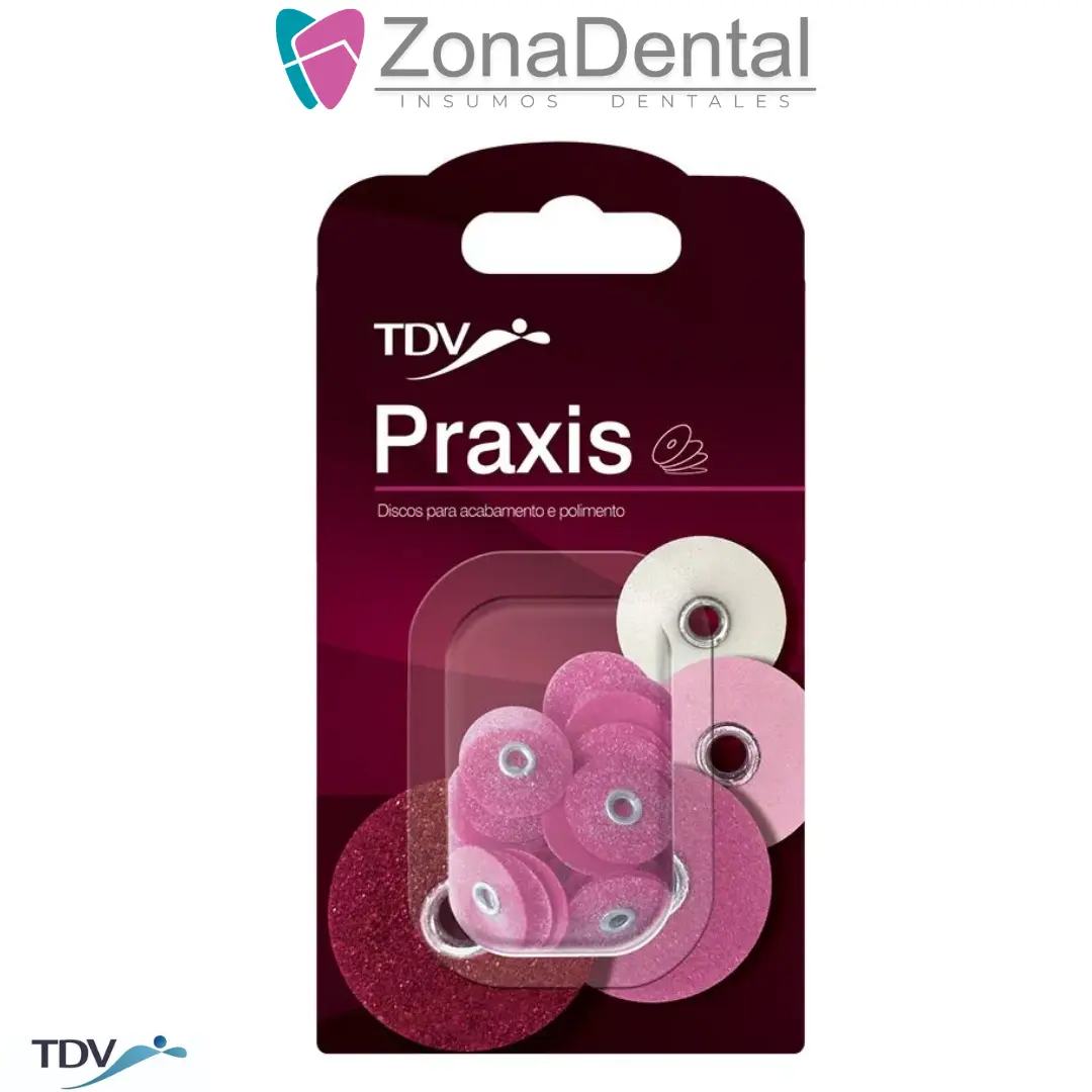 PRAXIS REPUESTO 1/2" 30 DISCOS DE LIJA TDV