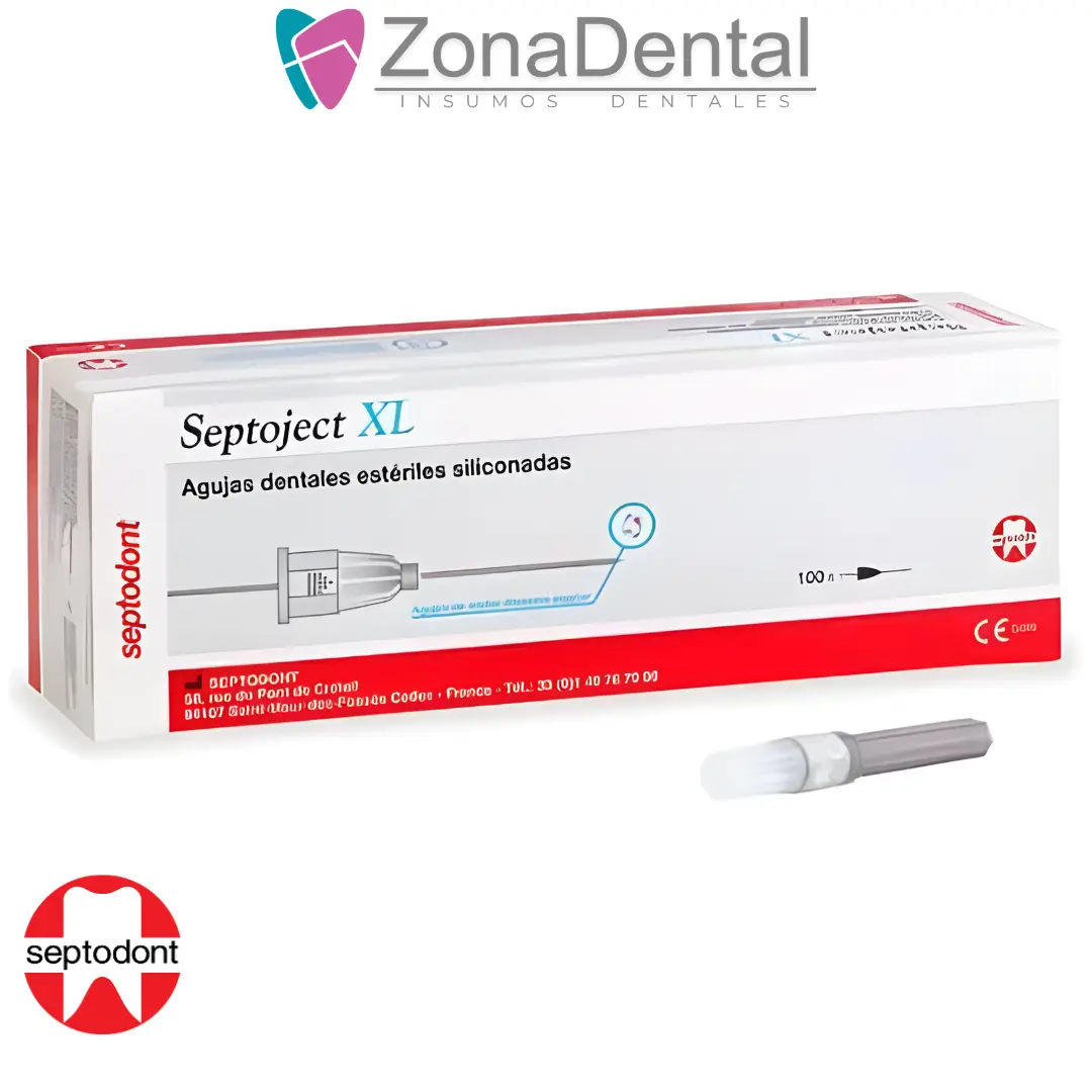 SEPTOJECT XL AGUJAS DENTALES 100und SEPTODONT