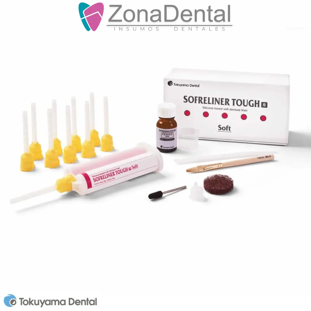 SOFRELINER TOUGHT SOFT 52g + Primer 10ml TOKUYAMA