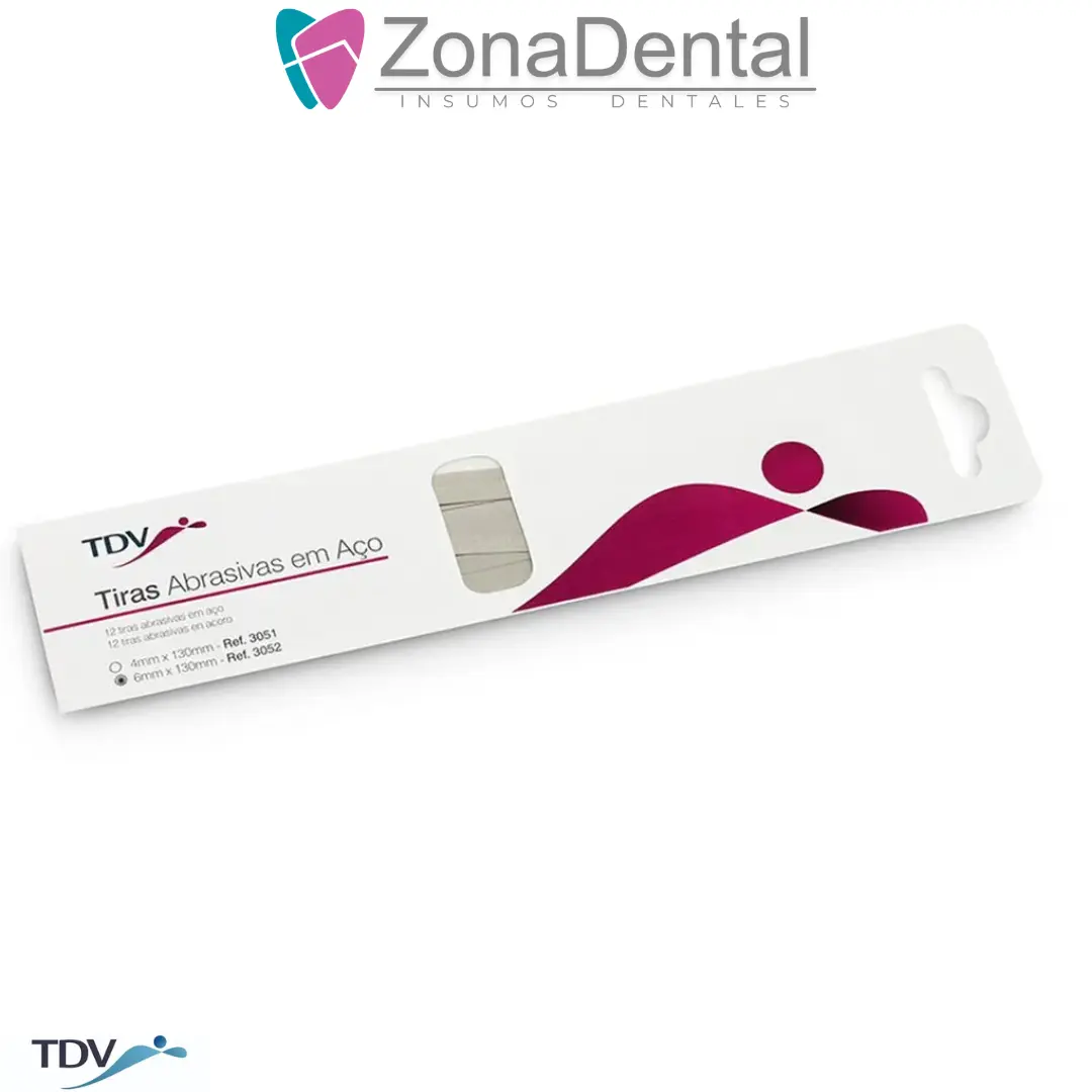 TIRAS ABRASIVAS EN ACERO 12 TIRAS DE 6mm X 150mm TDV