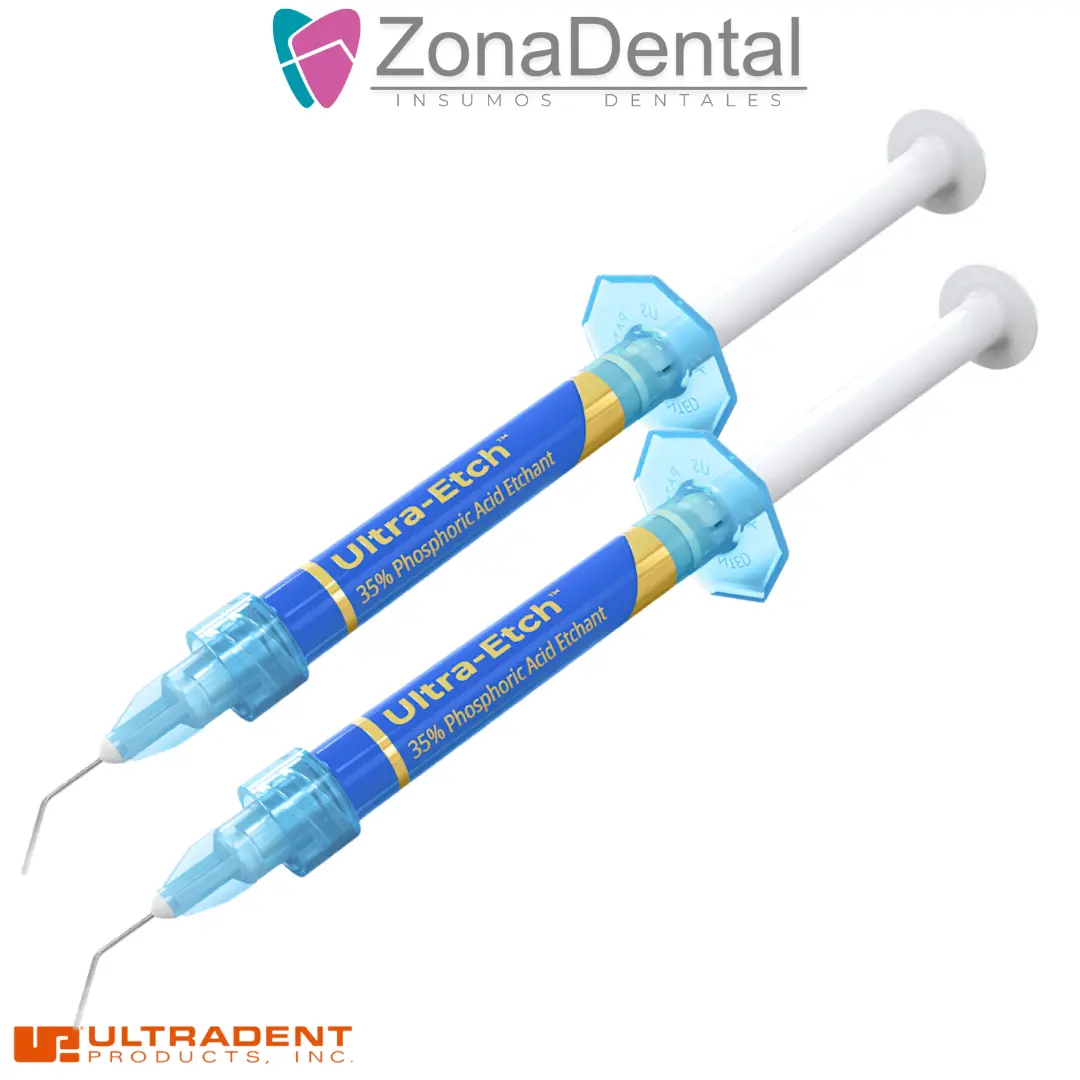 ULTRA ETCH ACIDO GRAVADOR 2 JERINGAS X 3gr. ULTRADENT